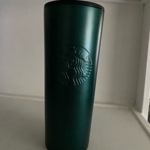 Starbucks emerald glitter stainless steel tumbler